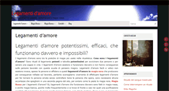 Desktop Screenshot of legamentodamore.com