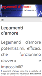Mobile Screenshot of legamentodamore.com